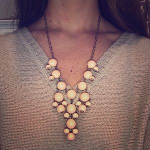 Peach Statement Necklace